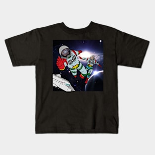 BROTHERS IN SPACE Kids T-Shirt